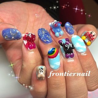 3dアンパンマンのネイルデザイン ネイルブック