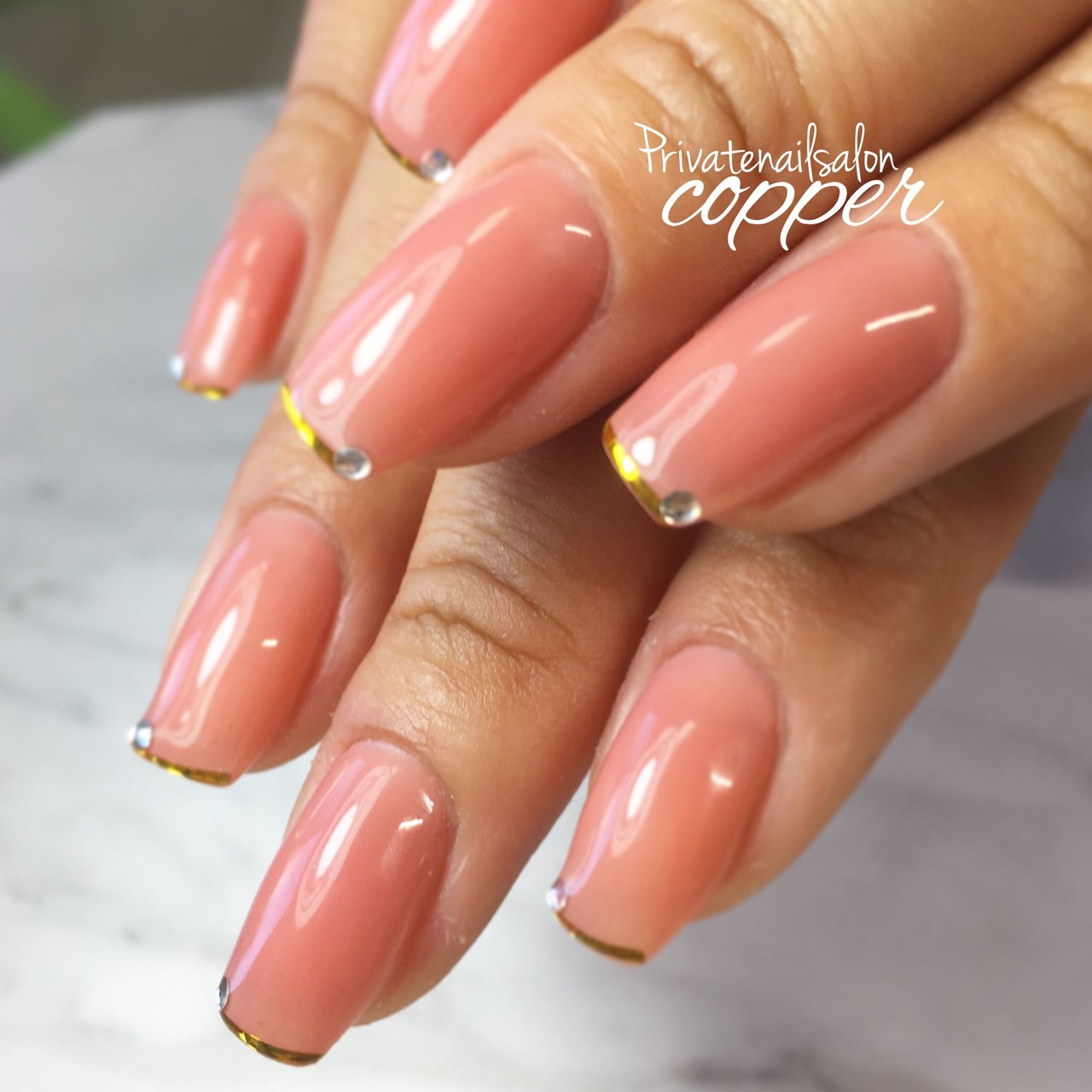 オールシーズン オフィス ブライダル デート ハンド Nailsalon Copperのネイルデザイン No ネイルブック