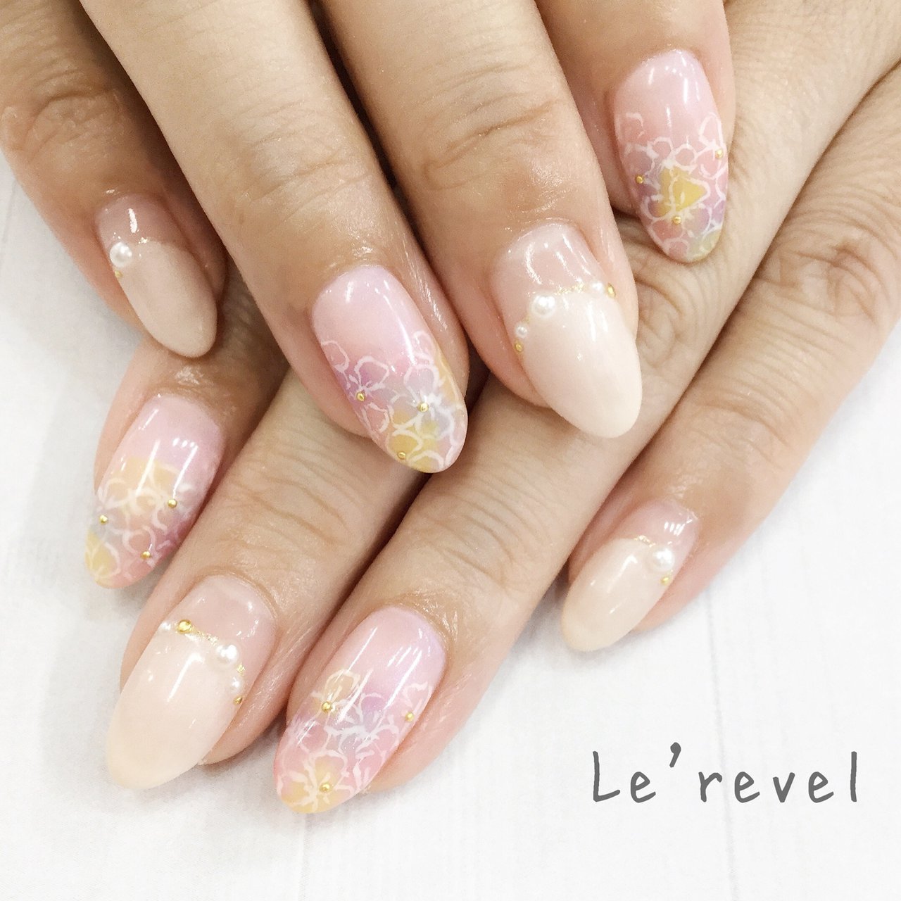 春 夏 オールシーズン オフィス ハンド Ramble Nailのネイルデザイン No ネイルブック