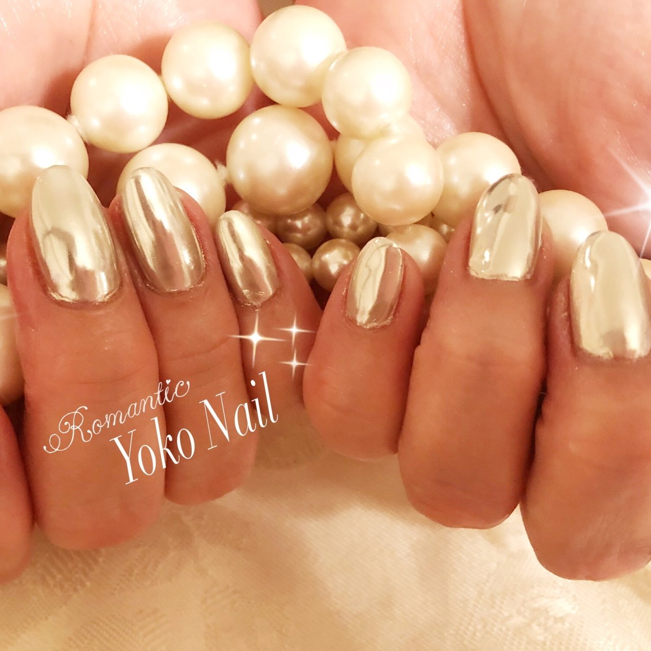 夏 オールシーズン ライブ ワンカラー ミラー Yoko Nailのネイルデザイン No ネイルブック