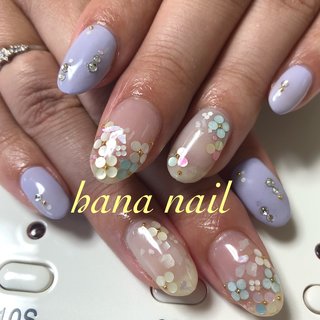 紫陽花のネイルデザイン(1051ページ目)｜ネイルブック