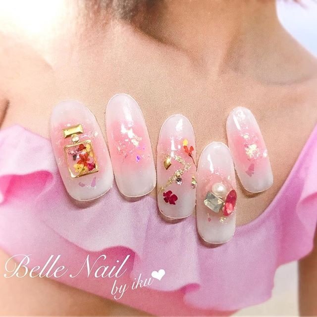 春 夏 オールシーズン デート ハンド Belle Nail By Ikuのネイルデザイン No ネイルブック