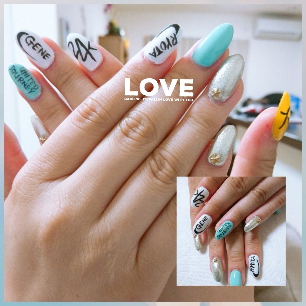 ライブ ハンド デコ ミディアム ホワイト Chi Neil のネイルデザイン No ネイルブック