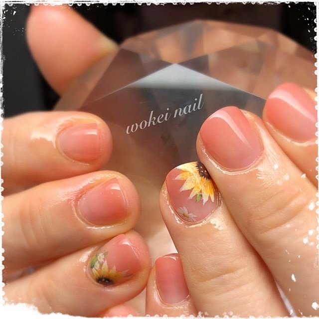 夏 女子会 ハンド シンプル グラデーション Wokei Nailのネイルデザイン No 319 ネイルブック