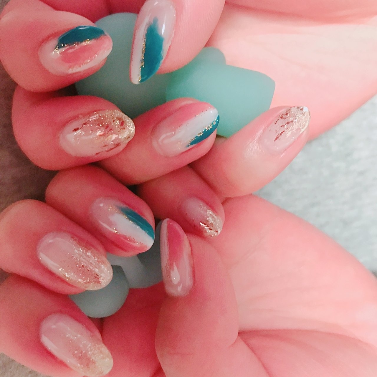 春 夏 梅雨 海 ハンド Zyamiraaaのネイルデザイン No ネイルブック