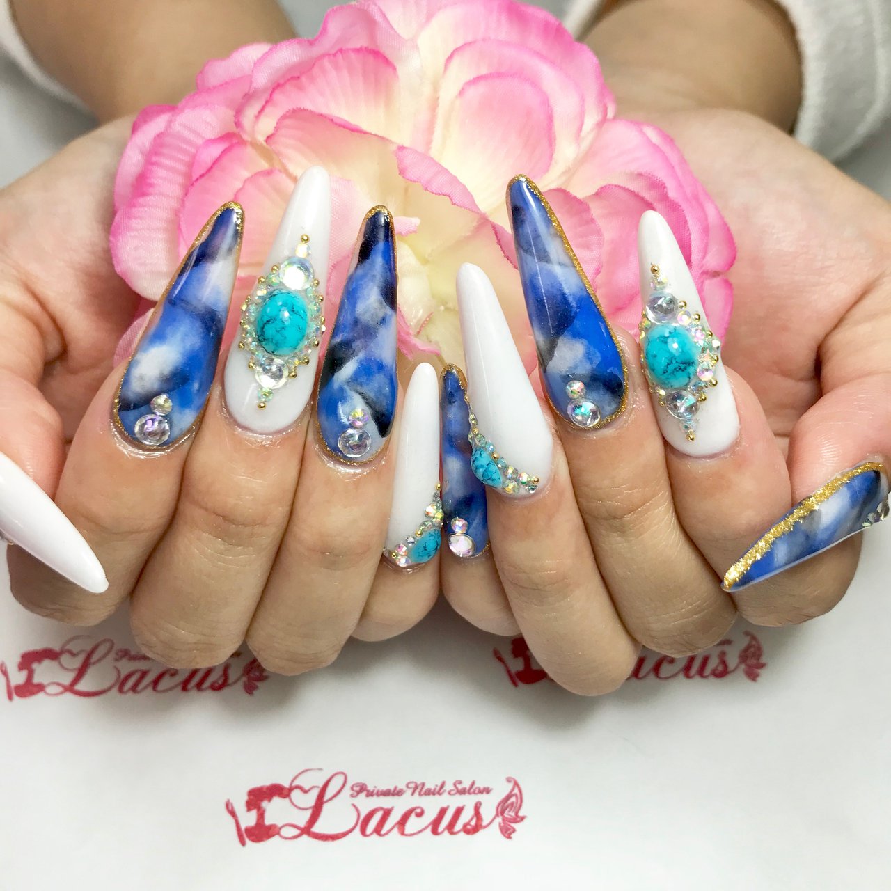 夏 旅行 海 リゾート ハンド Lacus Nailのネイルデザイン No ネイルブック