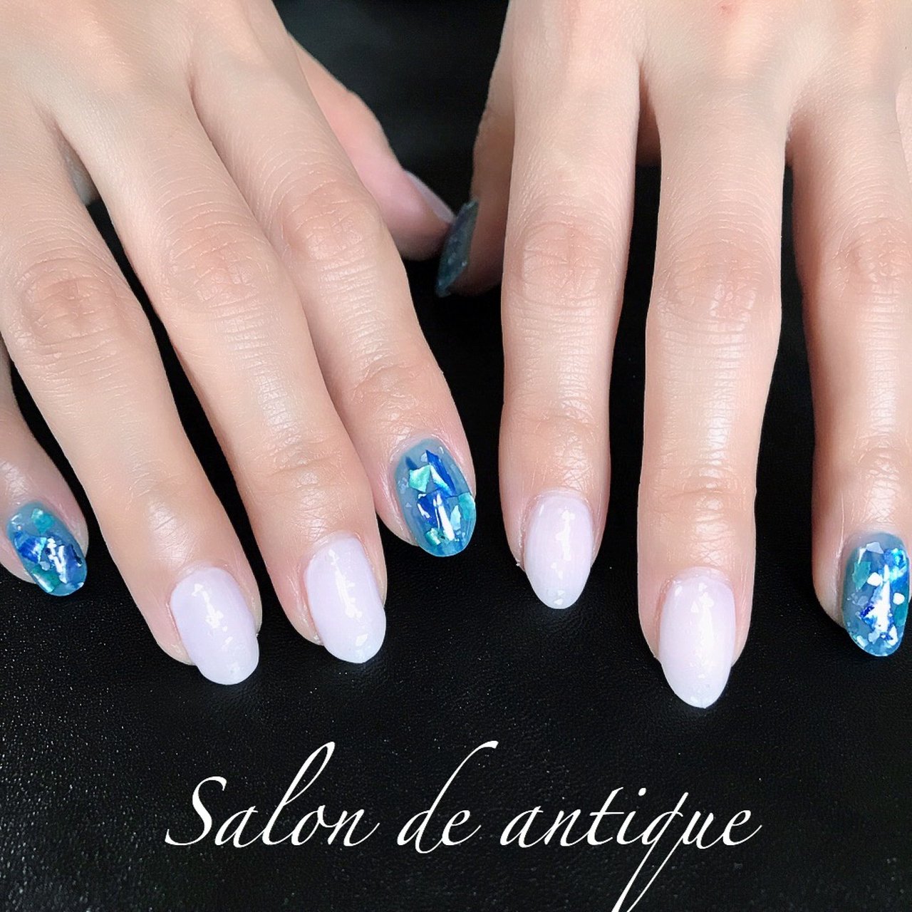夏 海 リゾート 浴衣 ハンド Salon De Antiqueのネイルデザイン No ネイルブック