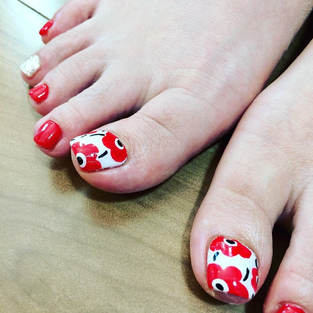 春 夏 オールシーズン オフィス フット ネイルサロンamarettoのネイルデザイン No ネイルブック