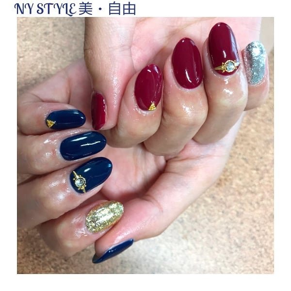 オールシーズン リゾート パーティー デート ハンド Ny Style 美 自由のネイルデザイン No ネイルブック