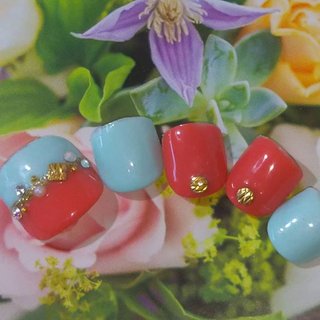 フットネイルは持ちますのネイルデザイン ネイルブック
