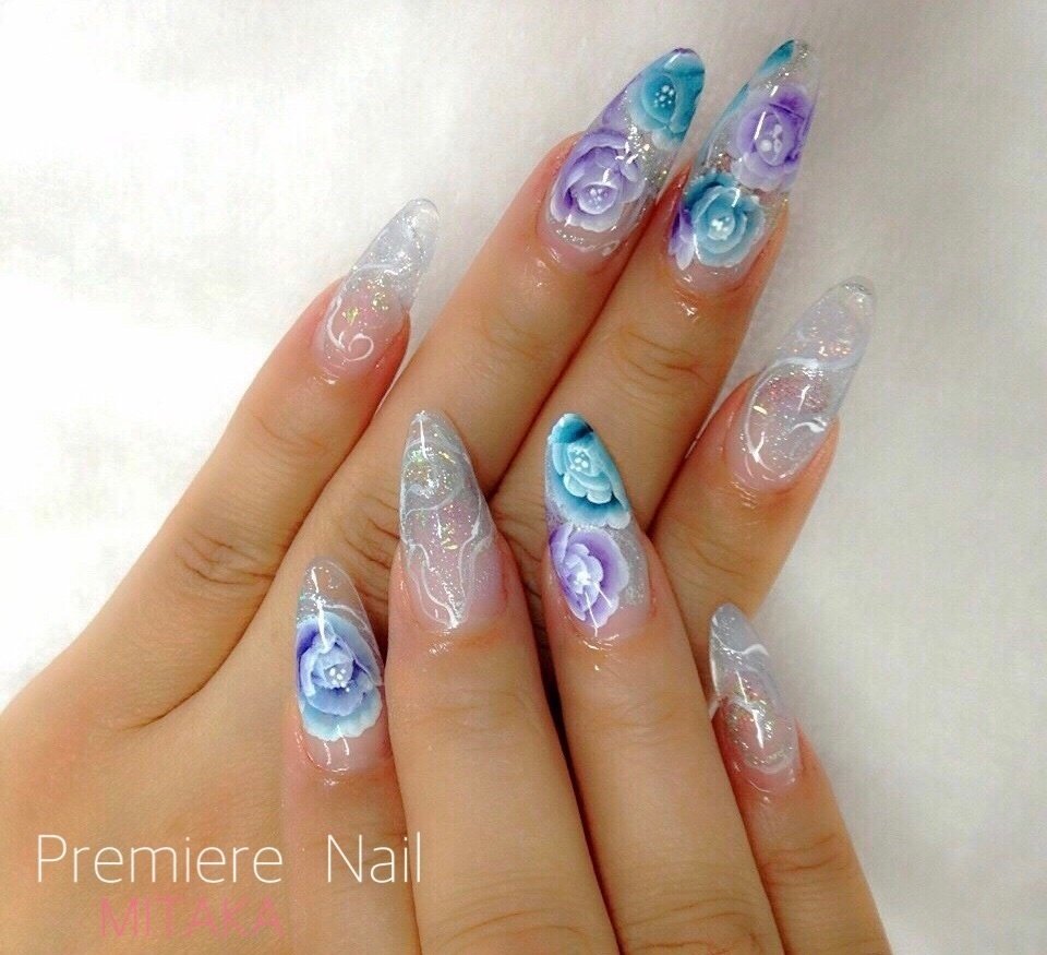 春 夏 梅雨 ハンド ラメ プレミアネイル 三鷹 Premiere Nail の