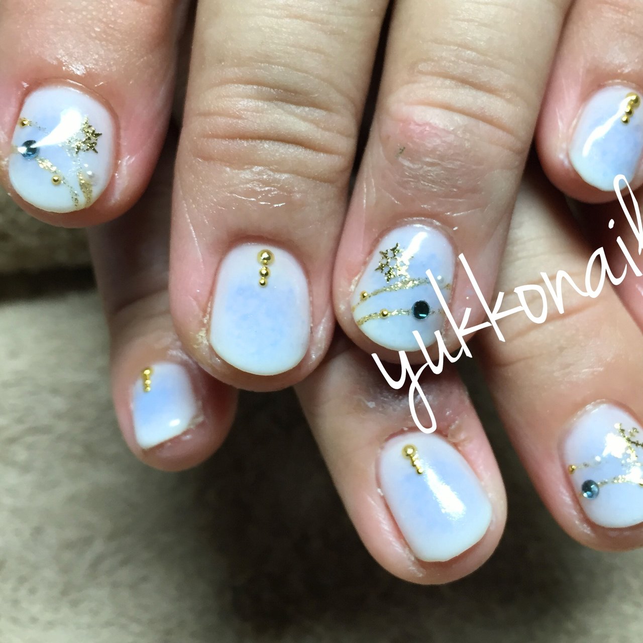 チーク ノルディック 雪の結晶 ジェル お客様 Yukko Nailのネイルデザイン No ネイルブック