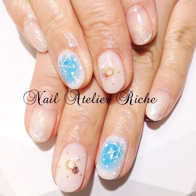 冬 旅行 デート 女子会 ハンド Nail Atelier Riche リッシェのネイルデザイン No ネイルブック