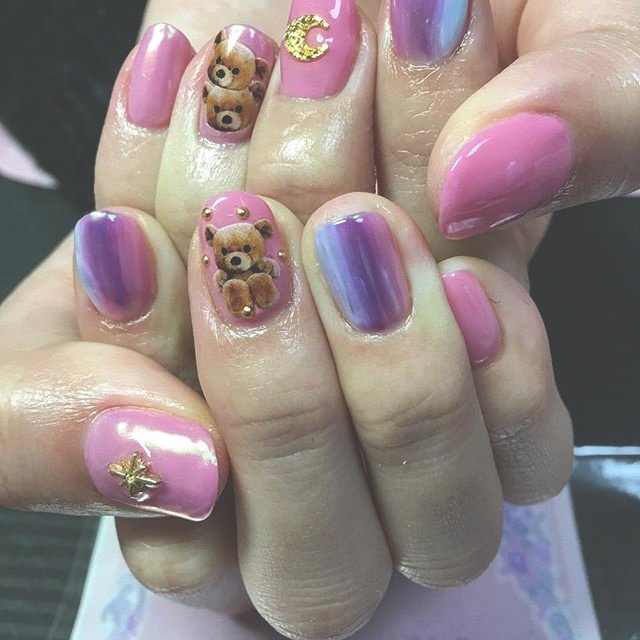 オールシーズン デート 女子会 ハンド グラデーション Nailsalon School Ankh芦屋のネイルデザイン No ネイルブック