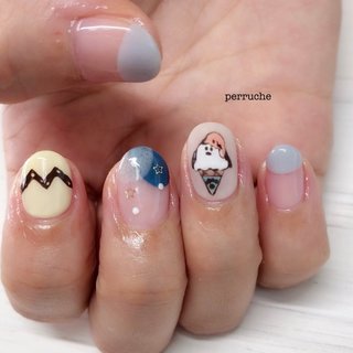 SNOOPY×pop✧‧˚ 
定額ネイル(アート6本コース)＋特殊アート＋一体500円

Instagramでは毎日更新中⚮̈﻿
「perruche_nail」で検索してください♡

#ショートネイル #カジュアルネイル #スヌーピーネイル#チャーリーブラウン #夏 #梅雨 #七夕 #デート #ハンド #変形フレンチ #キャラクター #星 #ショート #ベージュ #イエロー #ネイビー #ジェルネイル #お客様 #𝚗𝚊𝚒𝚕 𝚜𝚊𝚕𝚘𝚗 𝚙𝚎𝚛𝚛𝚞𝚌𝚑𝚎 (ﾍﾟﾙｰｼｭ)𓅪 #ネイルブック