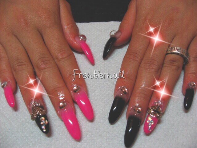 オールシーズン パーティー デート 女子会 ハンド Frontiernail 渋谷美香のネイルデザイン No ネイルブック