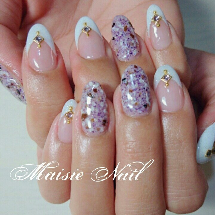 オールシーズン オフィス ブライダル デート ハンド Maisie Nail メイジーネイルのネイルデザイン No ネイル ブック