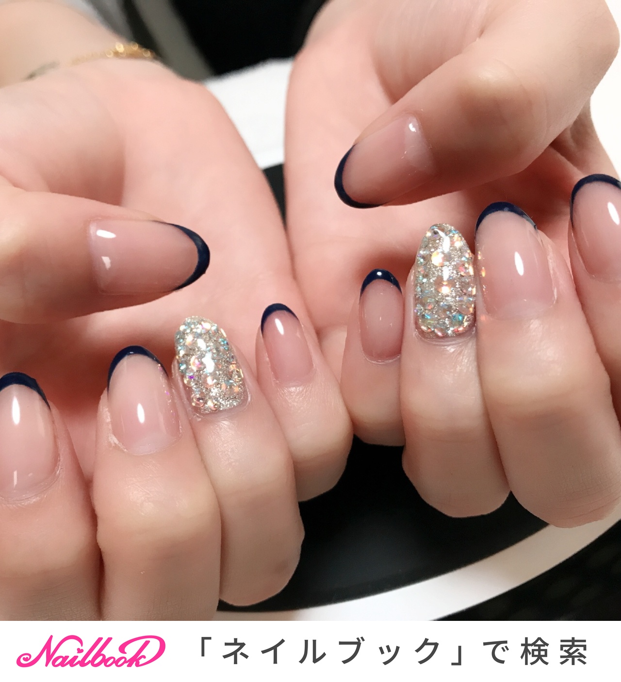 新品 ripinail リピネイル フレンチ✖️ビジュー 【公式通販】