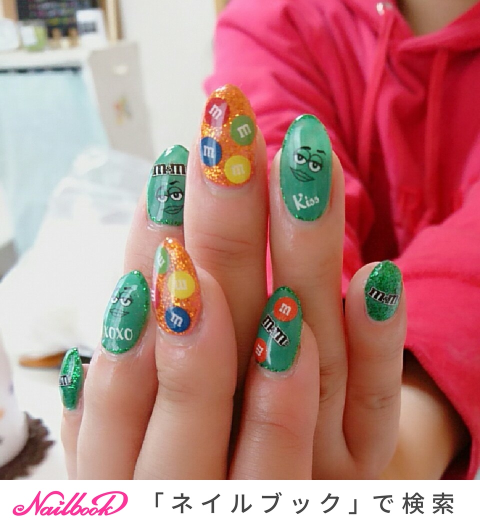 オールシーズン 旅行 ライブ パーティー ハンド ミントnailのネイルデザイン No ネイルブック