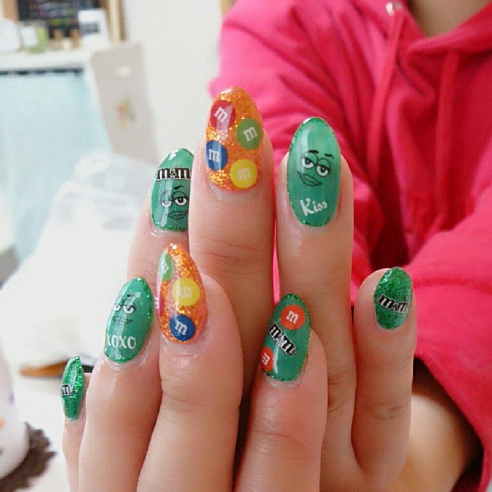 オールシーズン 旅行 ライブ パーティー ハンド ミントnailのネイルデザイン No ネイルブック