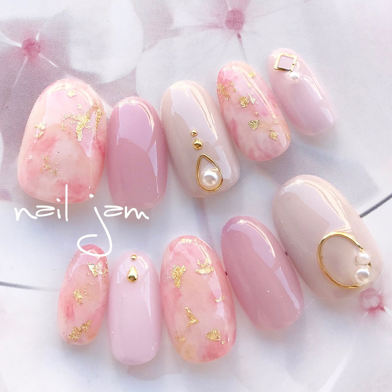 春 オフィス パーティー デート ハンド Nail Jamのネイルデザイン No 2014429 ネイルブック