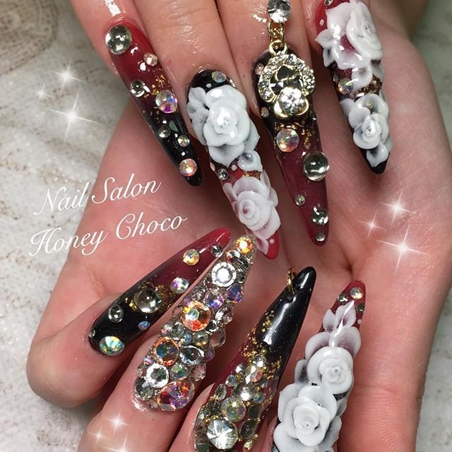 冬 お正月 成人式 卒業式 ハンド Nail Salon School Honey Chocoのネイルデザイン No ネイルブック