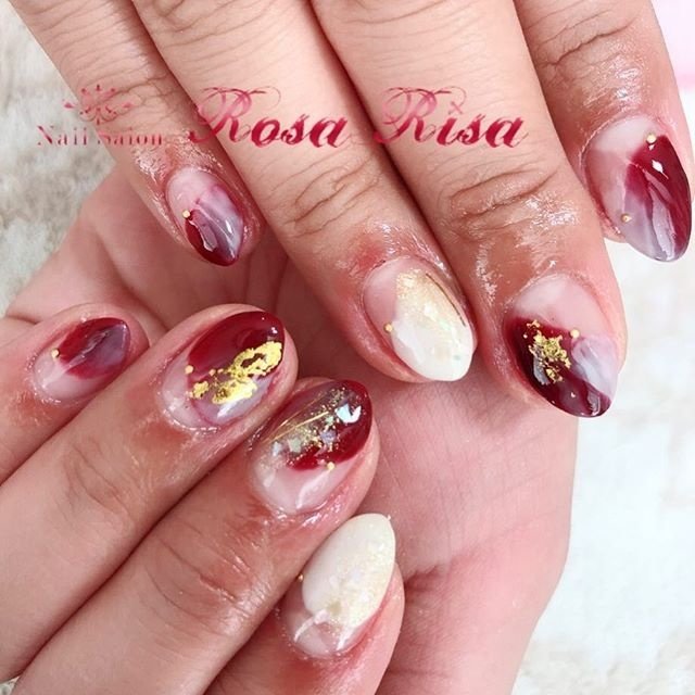 オールシーズン パーティー ハンド ラメ シェル Nail Salon Rosa Risaのネイルデザイン No ネイルブック