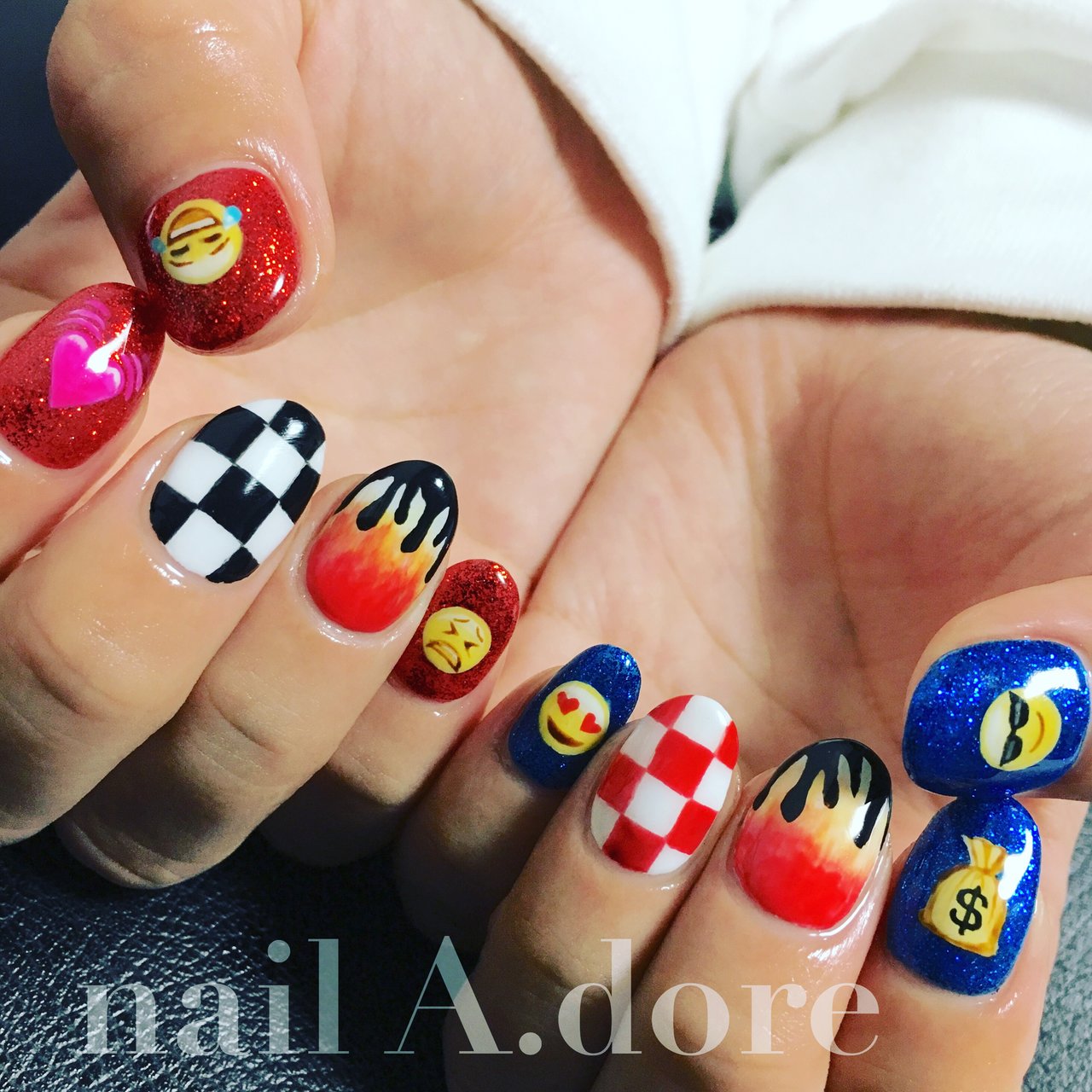 オールシーズン ライブ パーティー 女子会 ハンド Nail A Doreのネイルデザイン No ネイルブック