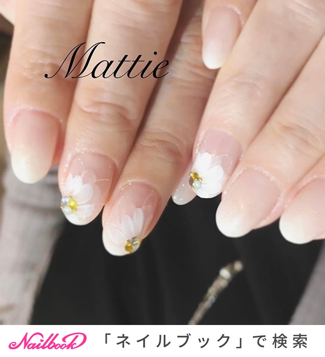春 夏 オールシーズン オフィス ハンド Mattie Jiyugaokaのネイルデザイン No ネイルブック