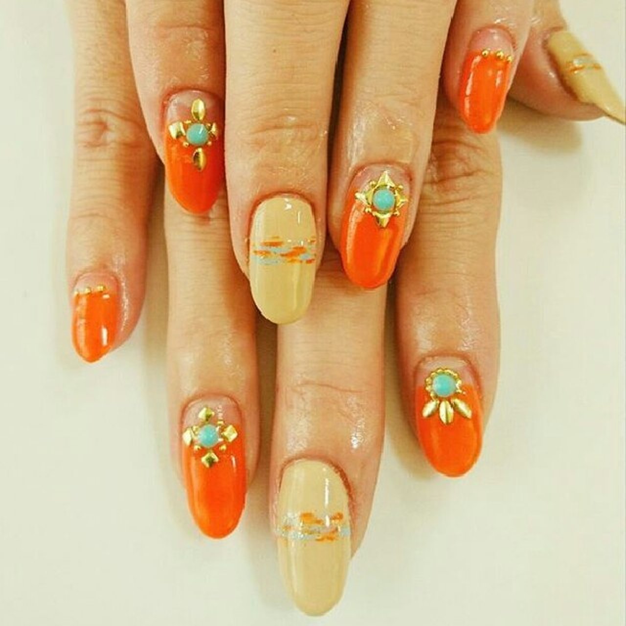 春 夏 海 リゾート ハンド Kekekeのネイルデザイン No ネイルブック