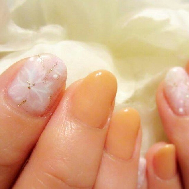 春 卒業式 入学式 デート ハンド 今村しほり R Queennailのネイル