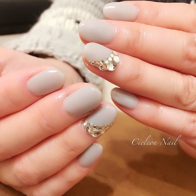 オールシーズン オフィス 女子会 ハンド シンプル 40代 の大人のためのネイルサロンcieleonnailのネイル デザイン No ネイルブック