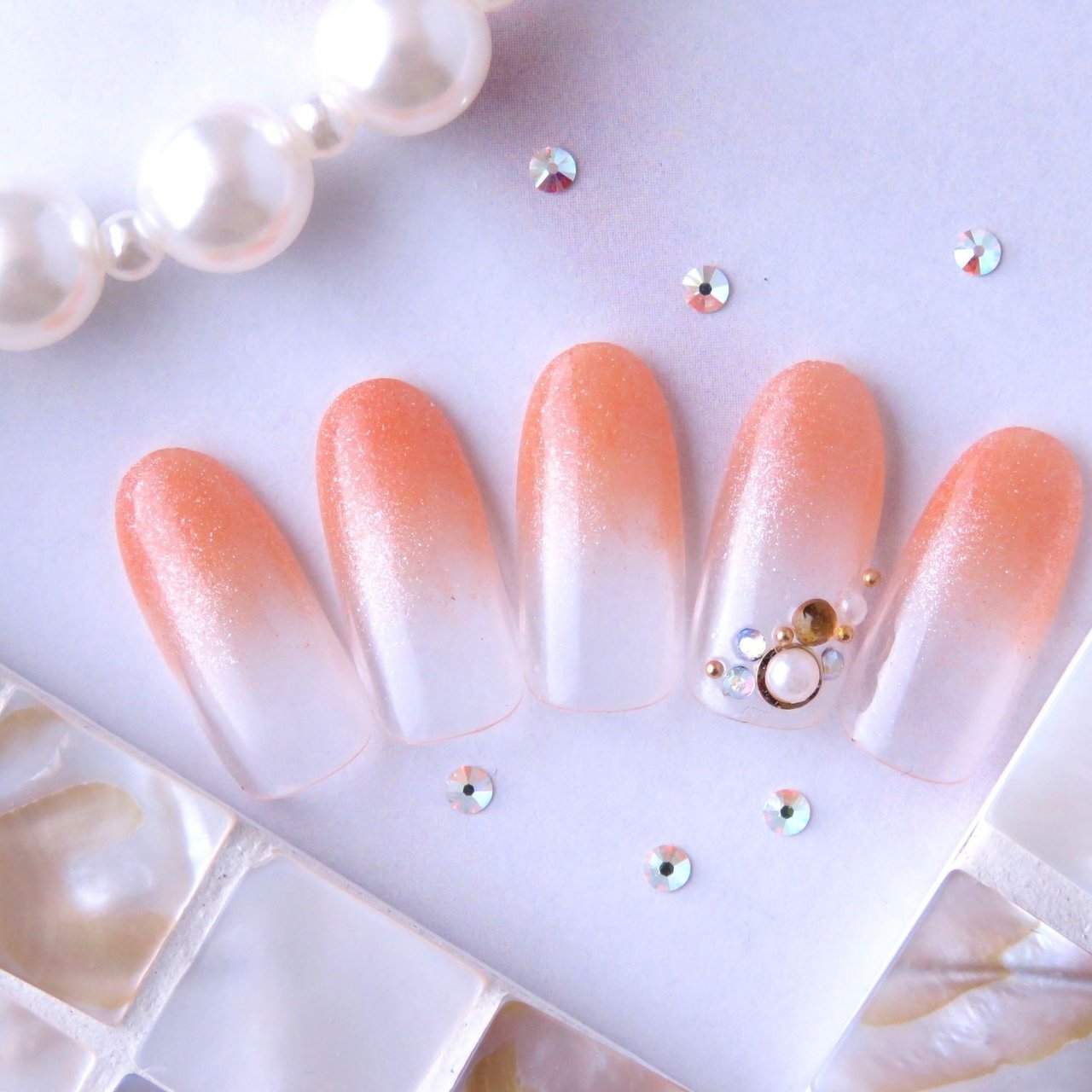 海 オフィス パーティー 女子会 ハンド ティーエヌ都立大学店のネイルデザイン No ネイルブック