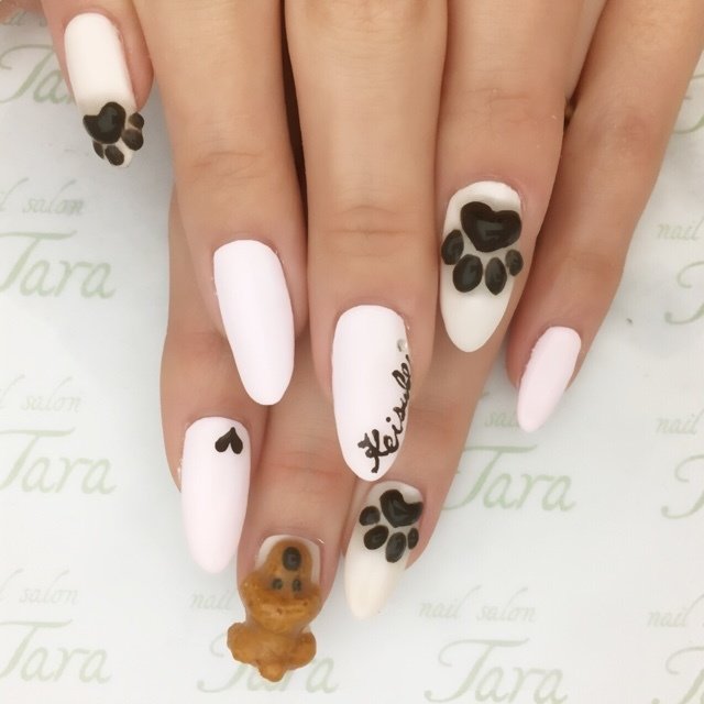 オールシーズン パーティー デート ハンド アニマル柄 Nailsalon Taraのネイルデザイン No 1915354 ネイルブック