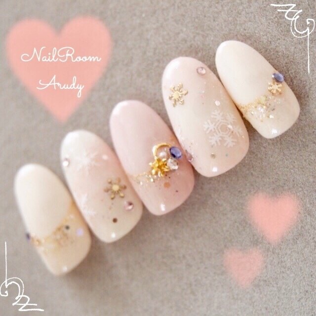 冬 クリスマス オフィス デート ハンド Nailroomarudyのネイルデザイン No ネイルブック