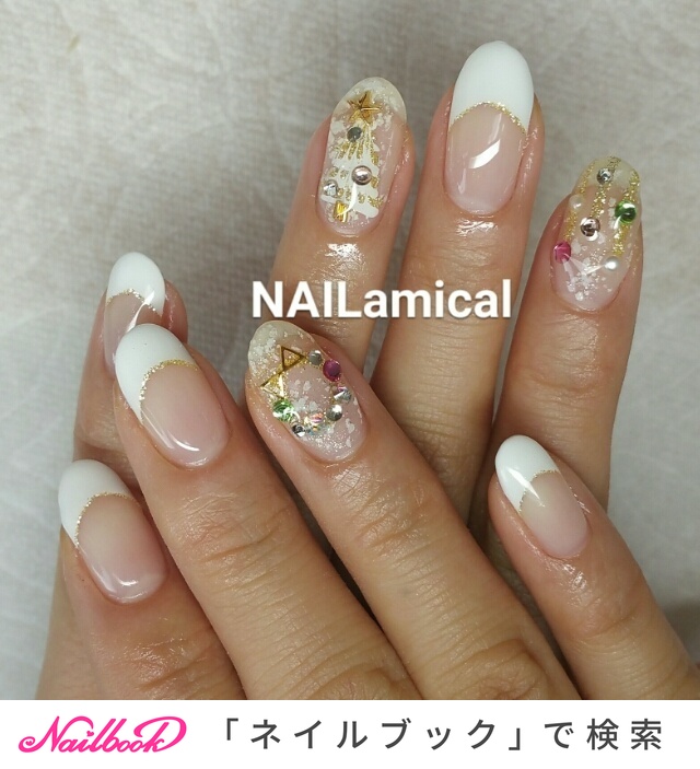 冬 クリスマス パーティー デート ハンド Nailamicalのネイルデザイン No ネイルブック