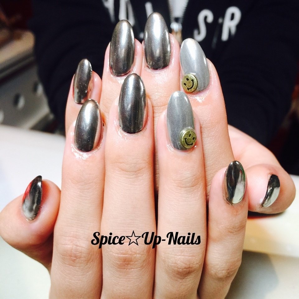 秋 冬 ハンド シンプル ロック Spiceupnailsのネイルデザイン No 1 ネイルブック