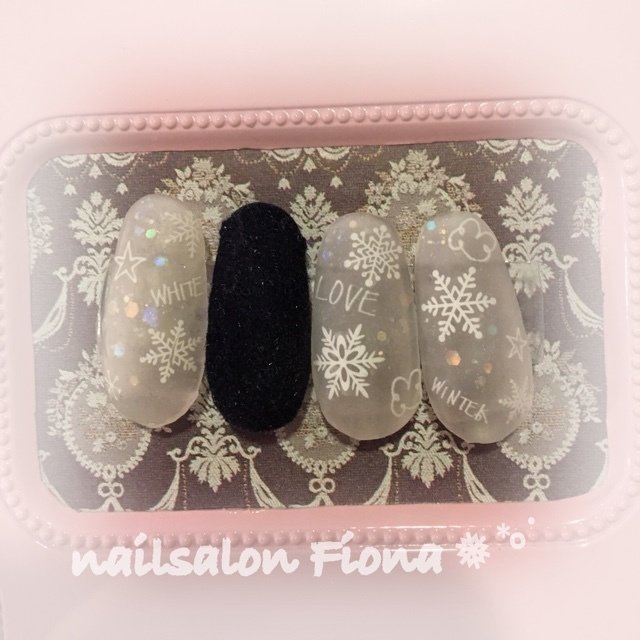 冬 オフィス パーティー デート ハンド Nailsalon Fionaのネイルデザイン No ネイルブック