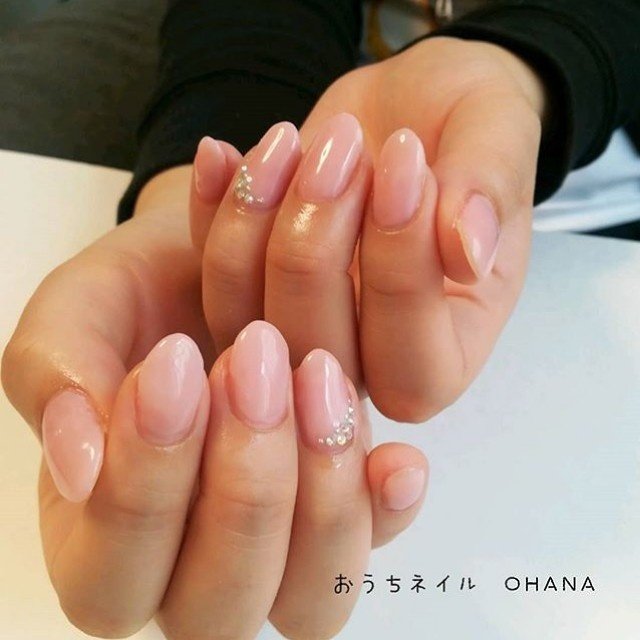 オールシーズン オフィス デート ハンド シンプル おうち ネイルohanaのネイルデザイン No ネイルブック