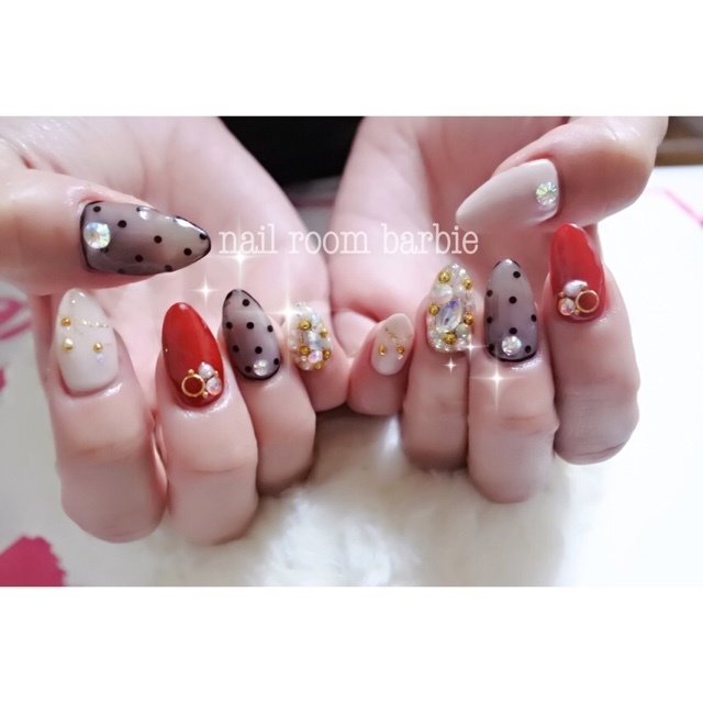 秋 冬 パーティー デート ハンド 27salon Nail Hairsetのネイルデザイン No ネイルブック