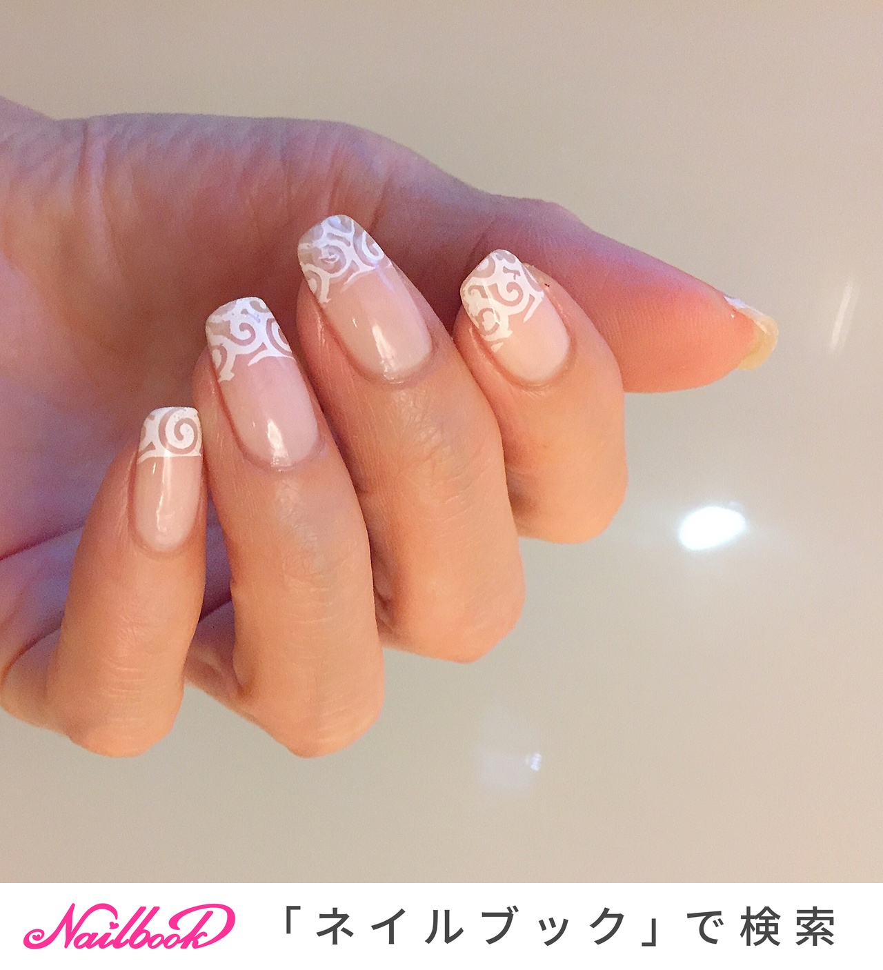 オールシーズン オフィス ハンド シンプル フレンチ Otonanailのネイルデザイン No ネイルブック