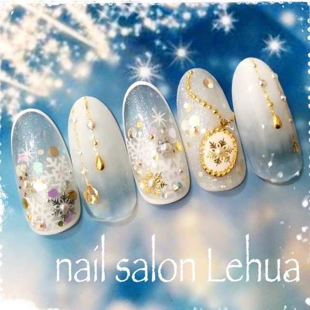 冬 クリスマス パーティー デート ハンド Lehua レフア 大木萌子のネイルデザイン No ネイルブック