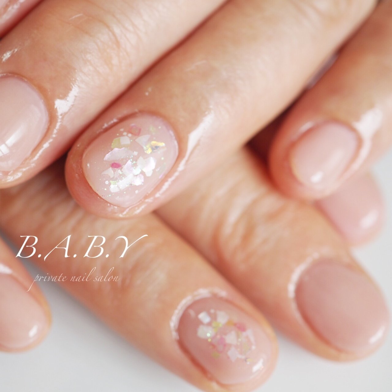オールシーズン オフィス ハンド ワンカラー ショート B A B Y Nail Emiのネイルデザイン No ネイルブック