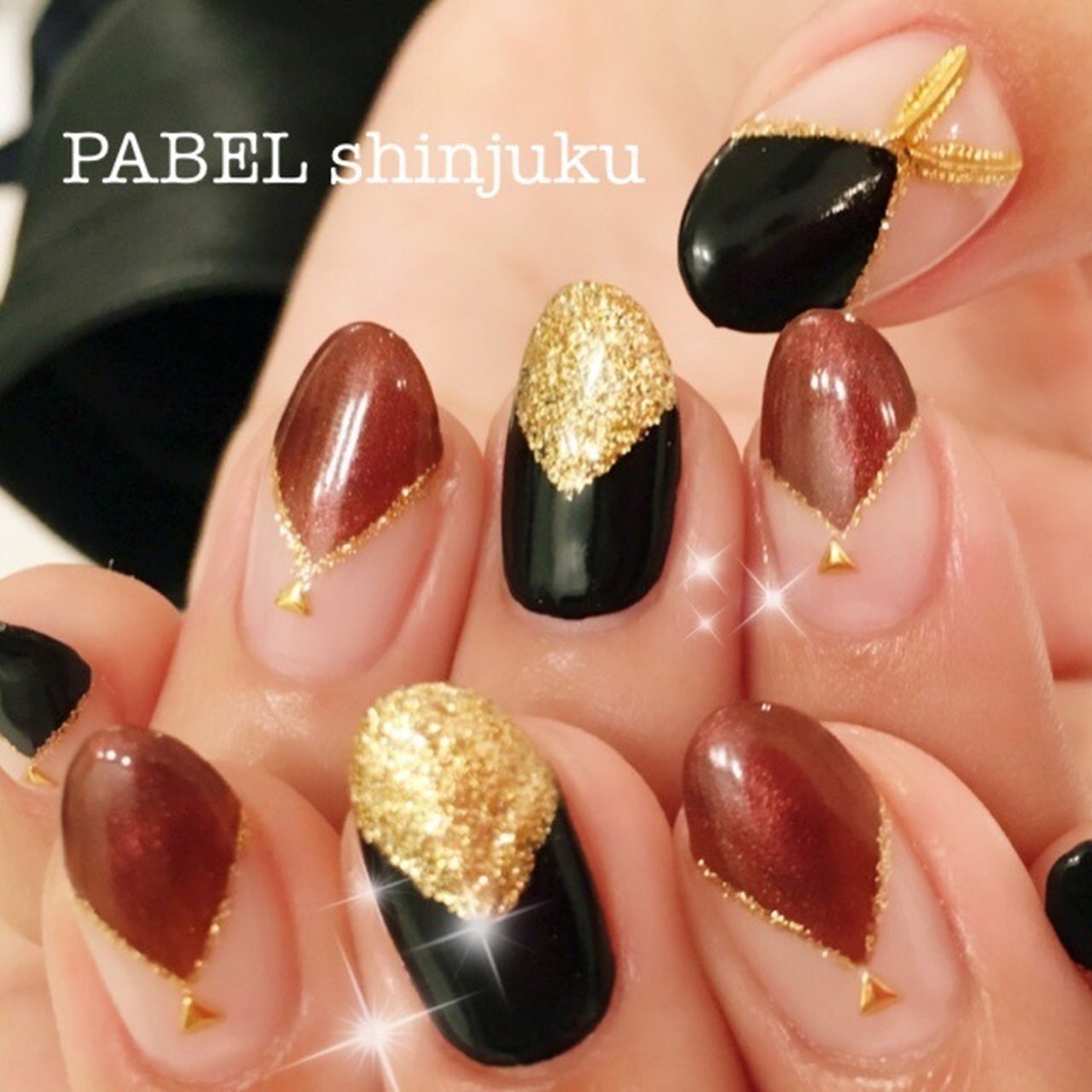 秋 冬 オールシーズン パーティー ハンド Nirvana Gardenのネイルデザイン No ネイルブック