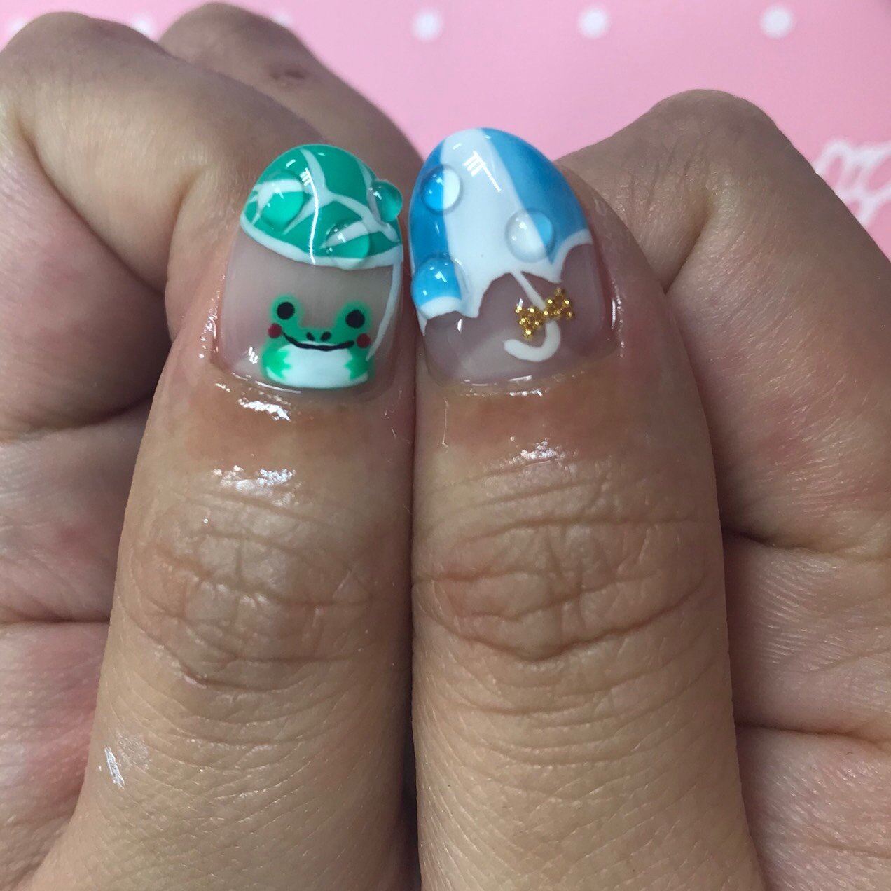 春 夏 梅雨 オフィス ハンド Masayo のネイルデザイン No ネイルブック