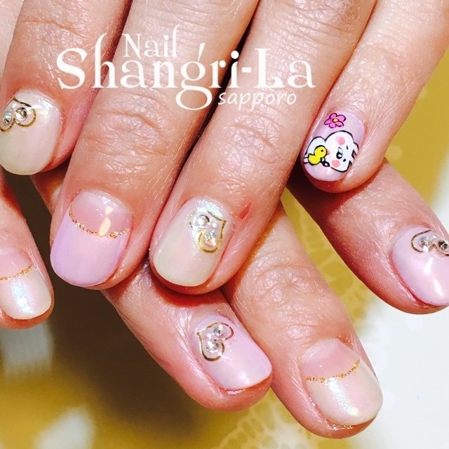 オールシーズン ブライダル パーティー ハンド フレンチ わかばやしみき ネイルシャングリラのネイルデザイン No ネイルブック