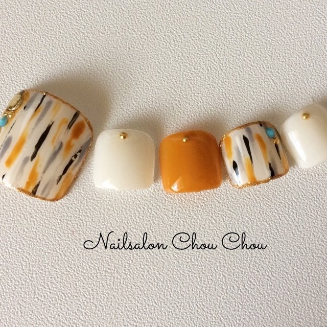 春 夏 秋 冬 フット 堺市 和泉市ネイルサロンシュシュのネイルデザイン No ネイルブック