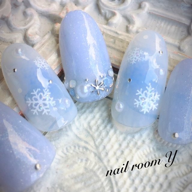 冬 クリスマス デート ハンド チーク Nailroomyのネイルデザイン No ネイルブック