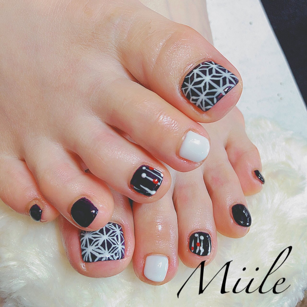 オールシーズン 梅雨 七夕 浴衣 フット Private Nail Salon Miile のネイルデザイン No ネイルブック