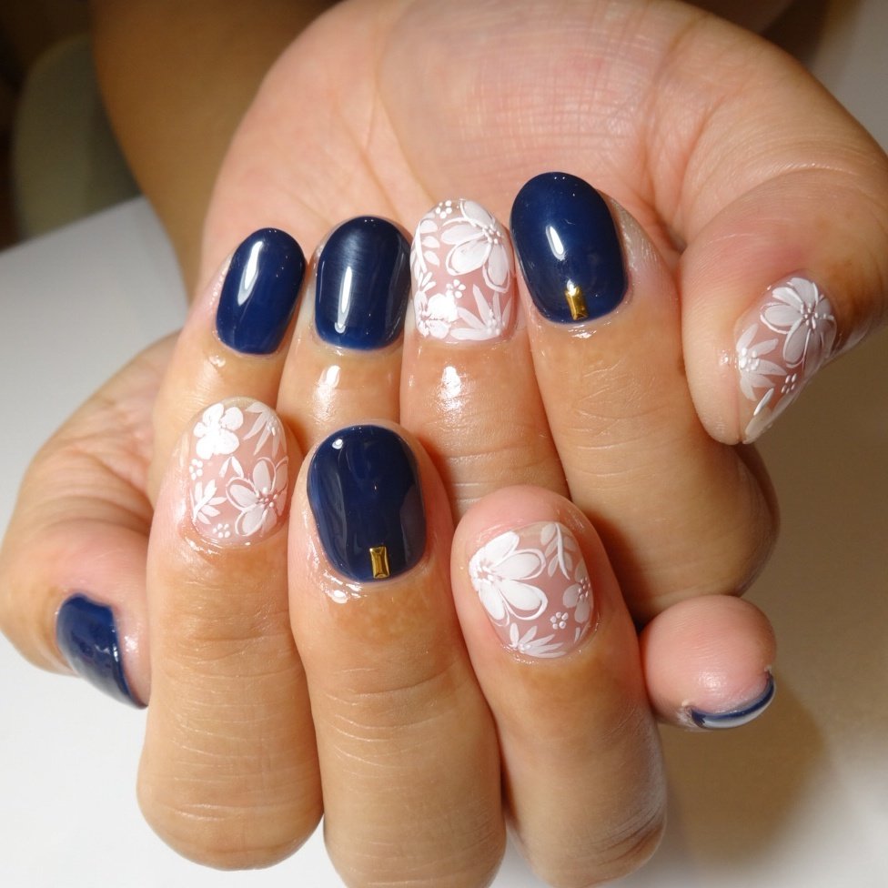 夏 オールシーズン オフィス 女子会 ハンド Nailsalonfroufrouのネイルデザイン No ネイルブック